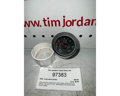 Paccar Instrument Panel Cluster