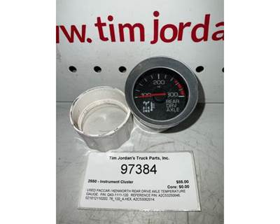 Paccar Instrument Panel Cluster