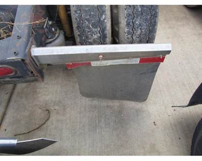 Used 2009 Freightliner Cascadia 125 Right Chrome Rear Mudflap Bracket with Mudflap