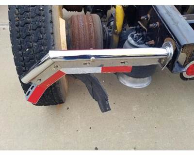 Used 2012 Freightliner Cascadia 125 Left Chrome Rear Mudflap Bracket 45 Degree Angle