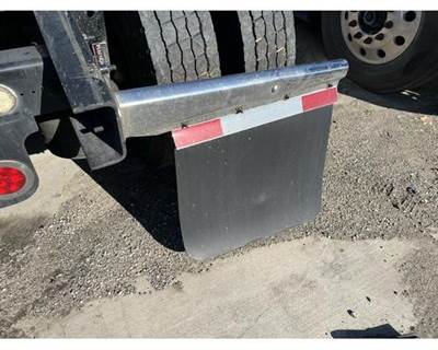 Used 2015 Freightliner Cascadia 125 Right Chrome Rear Mudflap Bracket with Mudflap