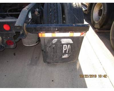 Used 2007 Freightliner Classic XL Right Straight Black Mudflap Hanger with Mudflap
