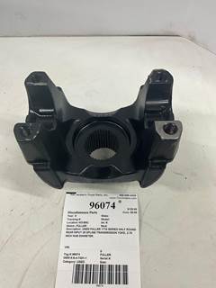 USED FULLER 1710 SERIES HALF ROUND REAR INPUT 38 SPLINE TRANSMISSION YOKE, 2.75