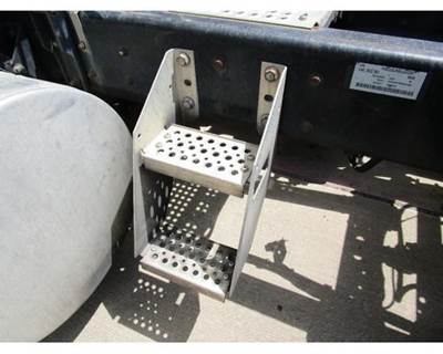 Used 2010 International ProStar Aluminum Frame Mounted Side Steps, Approx. 11 Inches Wide