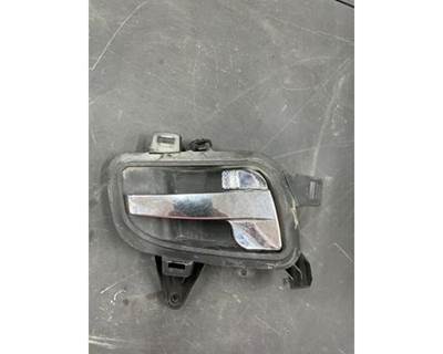 Used International ProStar Left Interior Door Handle, Black with Chrome, Part # 2593957C1
