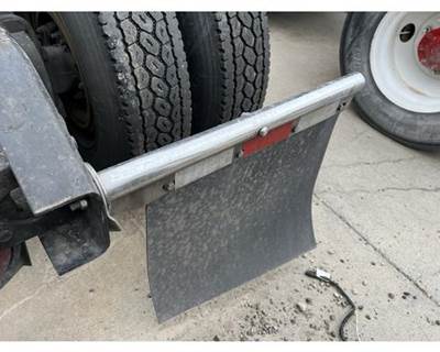 Used 2018 Kenworth T680 Right Chrome Rear Mudflap Bracket with Mudflap