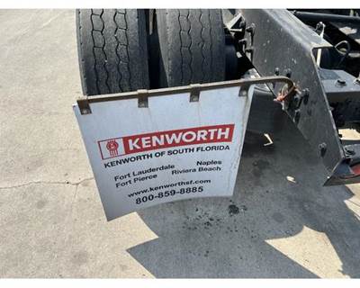 Used 2017 Kenworth T680 Left Bar Style Rear Mudflap Bracket with Mudflap
