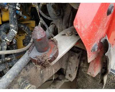 Used 2005 Kenworth T800 Cab Mounted Hood Guide, Left Side