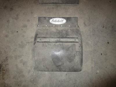 USED PETERBILT QUARTER FENDER. BLACK PLASTIC