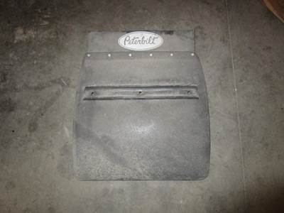 USED PETERBILT QUARTER FENDER. BLACK PLASTIC