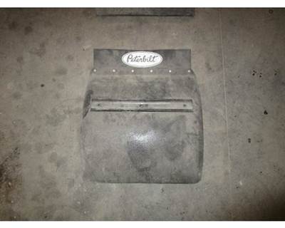 USED PETERBILT QUARTER FENDER. BLACK PLASTIC