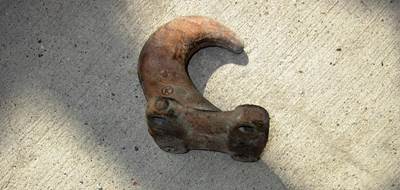 USED TOW HOOK. 4 BOLT