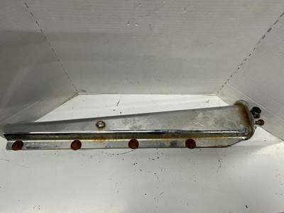 Mud Flap hanger that's chrome with a narrow bolt pattern and no mud