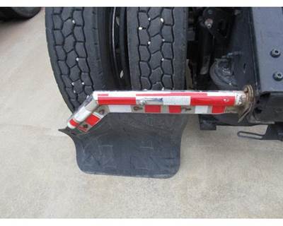 Used 2009 Volvo VNL Left Rear Mudflap Bracket with 45 Degree Angle
