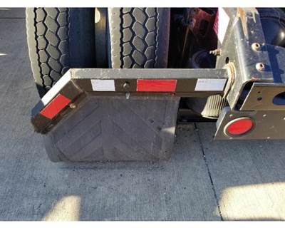 Used 2011 Volvo VNL Rear Mudflap Bracket with Mudflap, Left, 45 Degree Angle