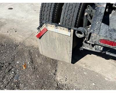 Used 2009 Volvo VNL Left Rear Mudflap Bracket with Mudflap