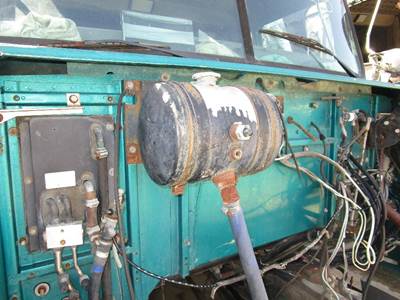 Western Star 4900 Radiator Overflow Bottle / Surge Tank for a Western Star TR 4900E