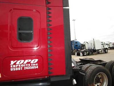 Freightliner Cascadia Left Sleeper Fairing for a Freightliner CASCADIA 125