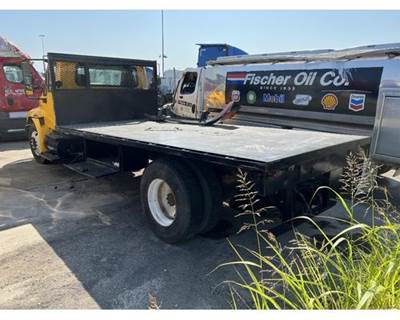 Used 2010 International 4300 16 Foot Flatbed with Toolboxes
