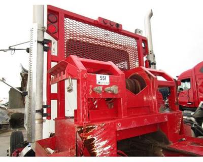 Used Tulsa RUFNEK 30,000 lb Winch and Headache Rack with 3/4 in Cable
