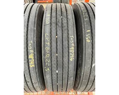 USED MICHELIN XLINE 275/80R22.5 FRONT STEER TIRE