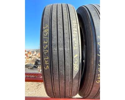 USED FIRESTONE FS591 285/75R24.5 STEER TIRE.  TREAD DEPTH 11/32nds