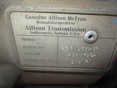 Allison 1000RM Transmission