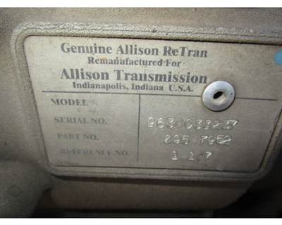 Allison 1000RM Transmission