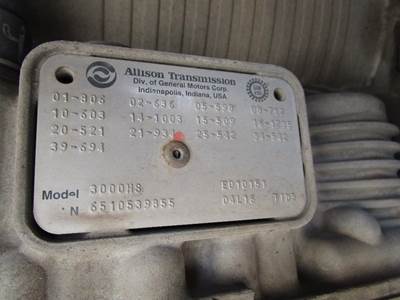 Allison 3000HS Transmission for a Freightliner M2 106