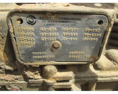 Allison MD3560P Transmission