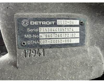 Detroit DT12-1650-OH1 HD Transmission for a Freightliner CASCADIA
