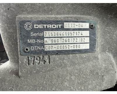 Detroit Transmission for a Freightliner CASCADIA