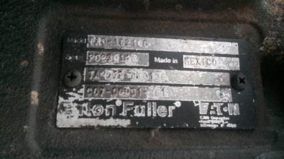 Fuller FRO16210C Transmission for a Freightliner ST120