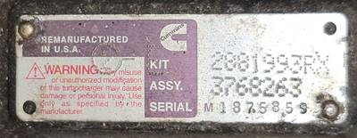 Cummins ISX Turbocharger / Supercharger