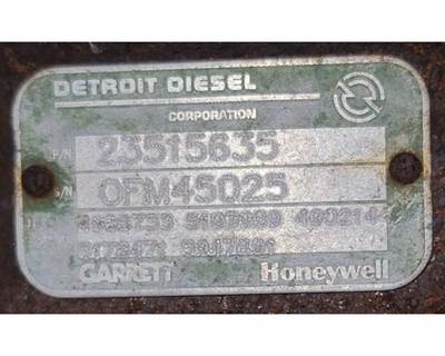 Detroit Series 60 12.7L Turbocharger / Supercharger