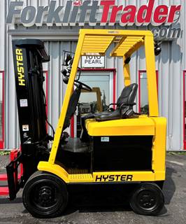 RECONDITIONED 5000LB HYSTER ELECTRIC E50Z-27 CUSHION TIRE FORKLIFT