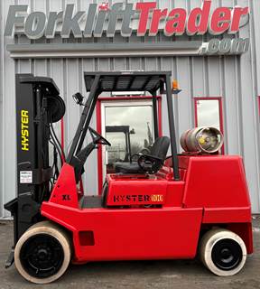 HYSTER S100XL CUSHION TIRE 10000LB FORKLIFT WITH NON-MARKING TIRES