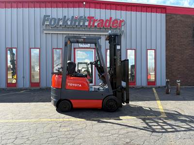 TOYOTA 42-6FGCU15 CUSHION TIRE 3000LB FORKLIFT WITH 4-WAY VALVE