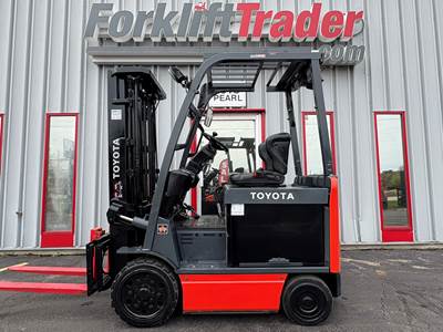 2013 TOYOTA ELECTRIC 8FBCU25 CUSHION TIRE 5000LB FORKLIFT