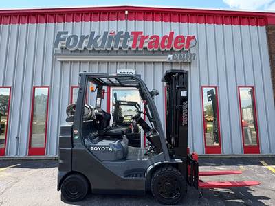 2021 TOYOTA 8FGCU25 CUSHION TIRE 5000LB FORKLIFT