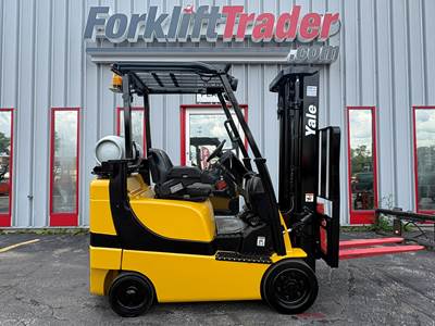 2006 Yale GLC040SVXNUSE082 Cushion Tire Forklift - Sideshifter