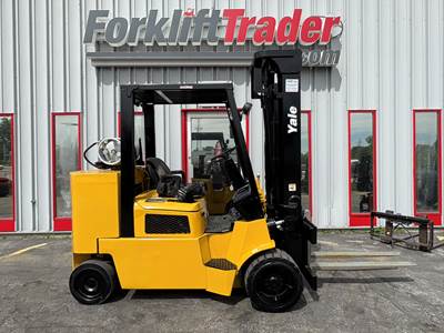 2006 Yale glc120mjngae100 Cushion Tire Forklift - Sideshifting Fork Positioner