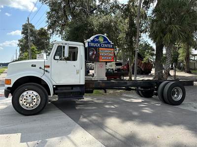 International 4700 Single Axle Cab & Chassis Truck - T444E, 210HP, 7 Speed Manual