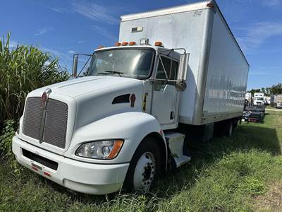 Kenworth T270 26 ft Box Truck - 260HP, 6 Speed Allison Rds Automatic, Roll up Door, Liftgate