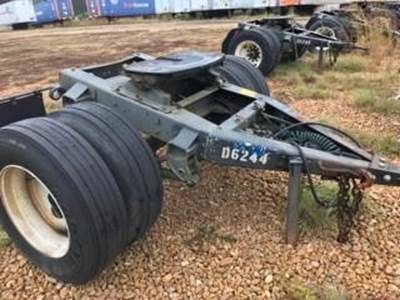 KWIK-LOC Single Axle Steel Dolly Trailer - Spring, Fixed Axle