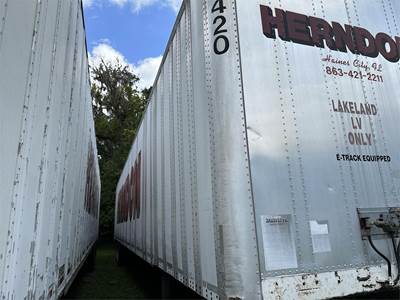 Wabash 53 ft Dry Van Trailer - Swing Door, Spring