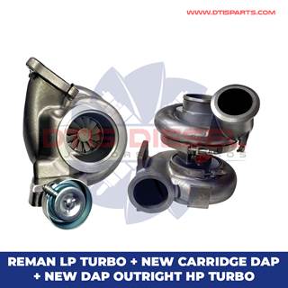 REMAN 20R0028 C15 WITH NEW CARTRIDGE DAP CATERPILLAR LP TURBO + NEW OUTRIGHT HP 20R1177 DAP C15 CATERPILLAR – $2,700 + $600 CORE