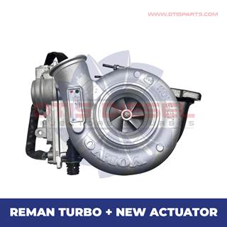 REBUILT VOLVO D11H/D11J/EPA10/EPA14 #85141057 TURBO HE400VG/HE451VE – $2,700.00+$600.00 CORE DEPOSIT – NEW CALIBRATED ACTUATOR INCLUDED