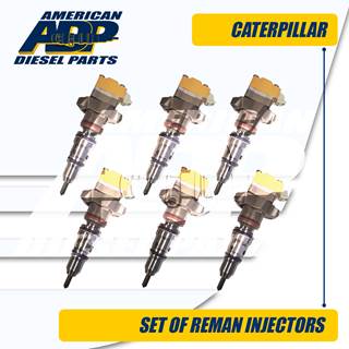 10R0781 (3126) SET OF REMAN CATERPILLAR® INJECTORS - $1,200.00 + $600.00 CORE CHARGE
