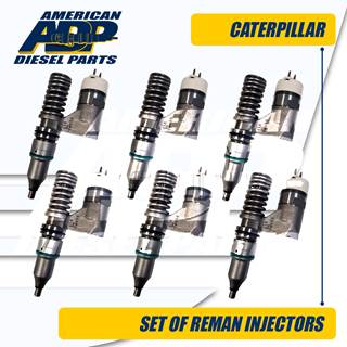 10R0968 (C-10/C-12) SET OF REMAN CATERPILLAR INJECTOR - $1,200.00 + $900.00 CORE CHARGE